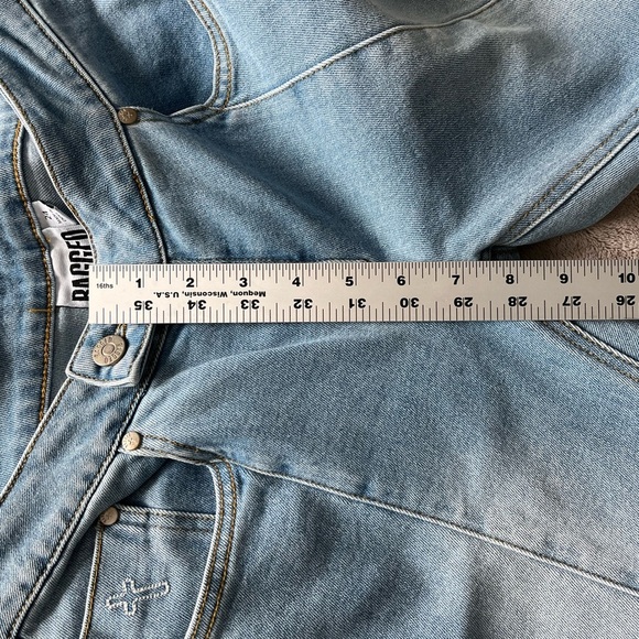 The Ragged Priest Low Rider Bootcut Jeans Size 24 Light Denim Stretch New - Picture 14 of 16